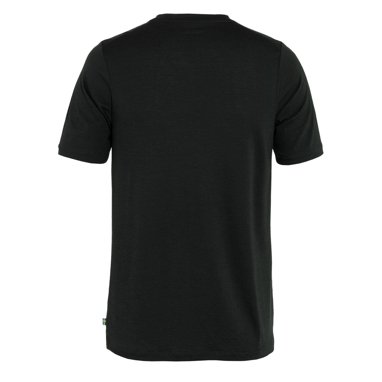 Fjallraven Abisko Wool Logo SS T-Shirt Black - The Sporting Lodge