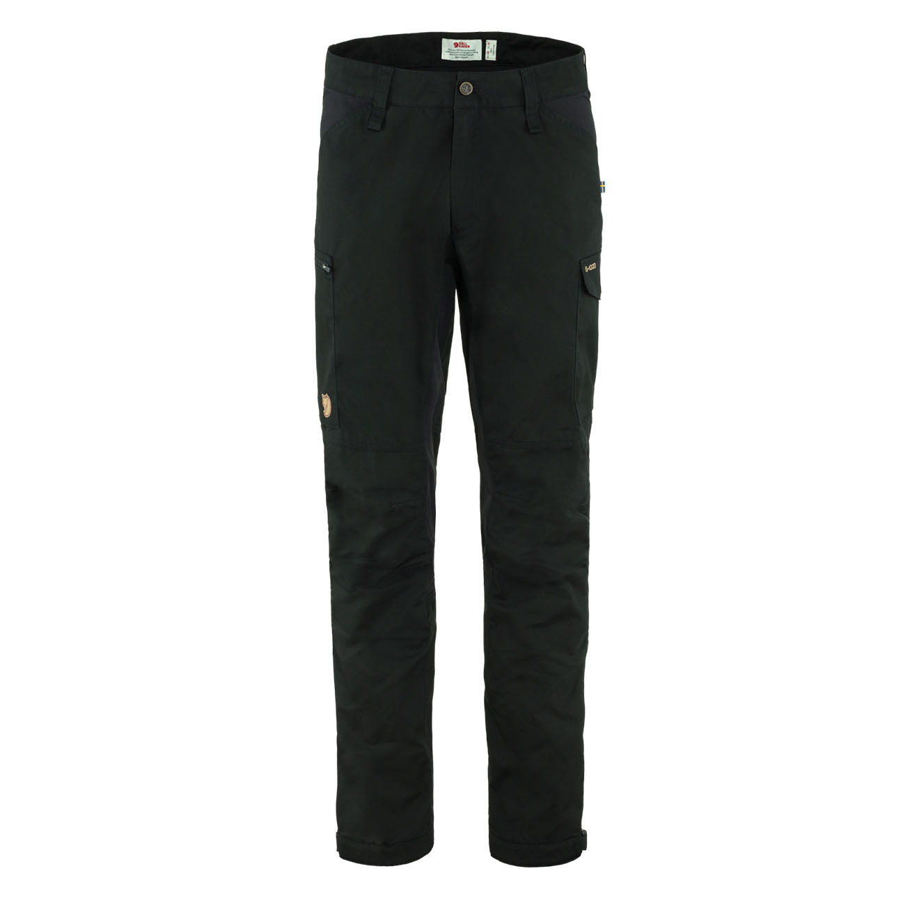 Fjallraven Kaipak Trousers Black Regular Leg - The Sporting Lodge
