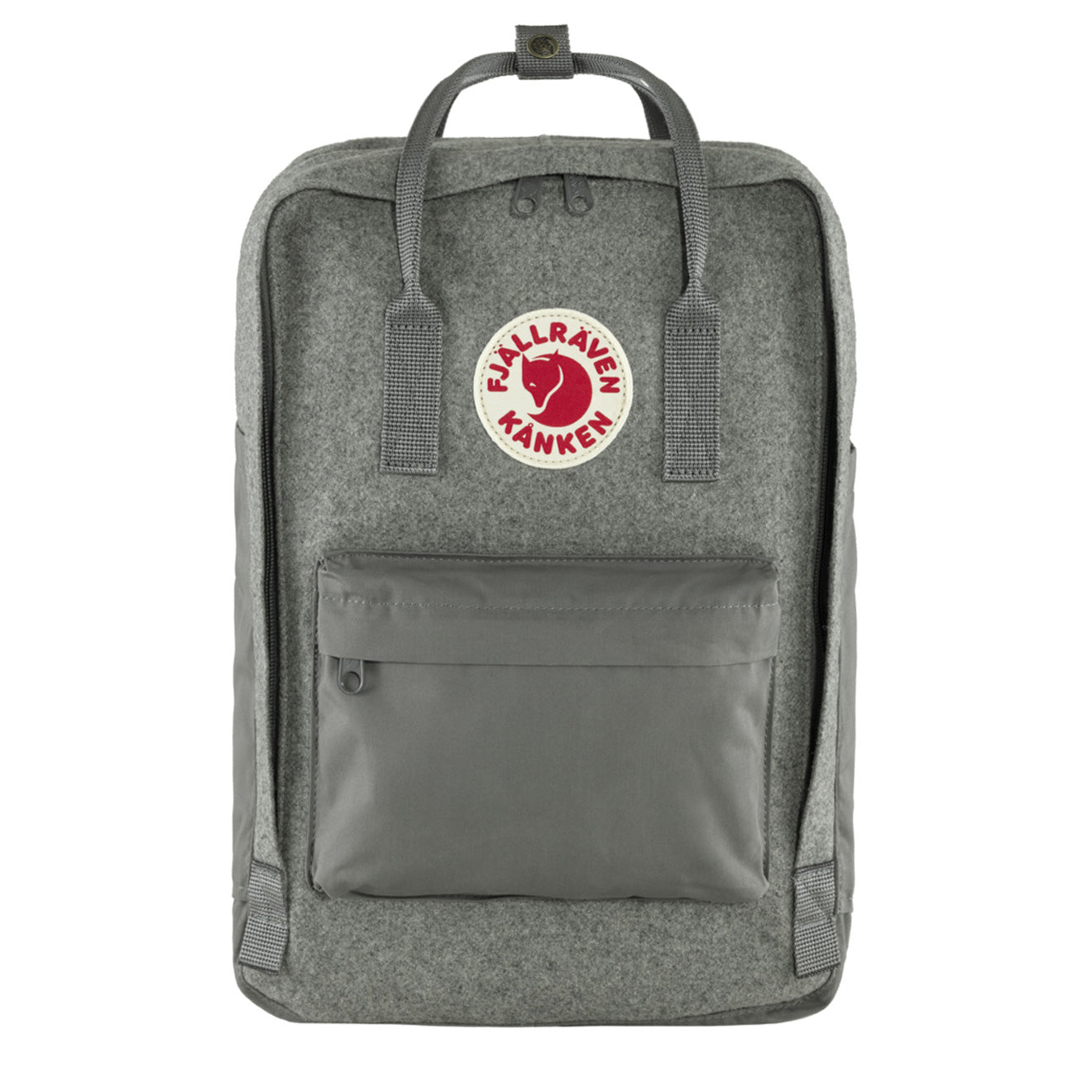 Fjallraven Kanken Re-Wool Laptop 15 Granite Grey - The Sporting Lodge