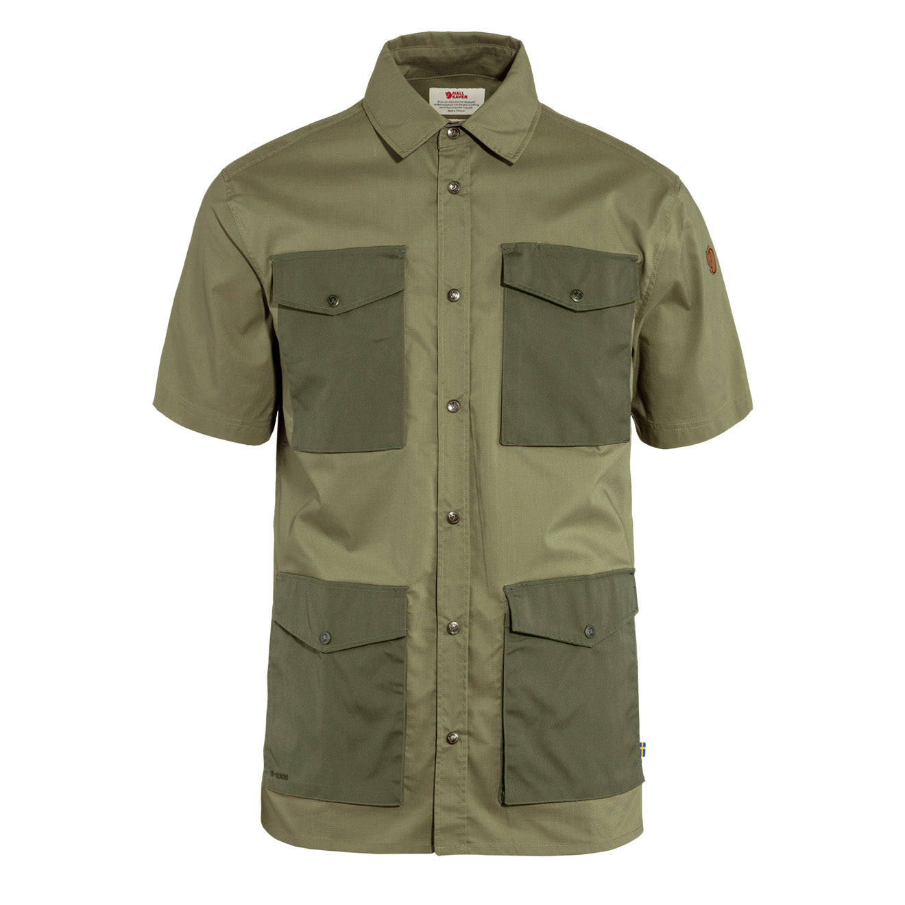 Fjallraven Raven Shirt S/S Green-Laurel Green - The Sporting Lodge