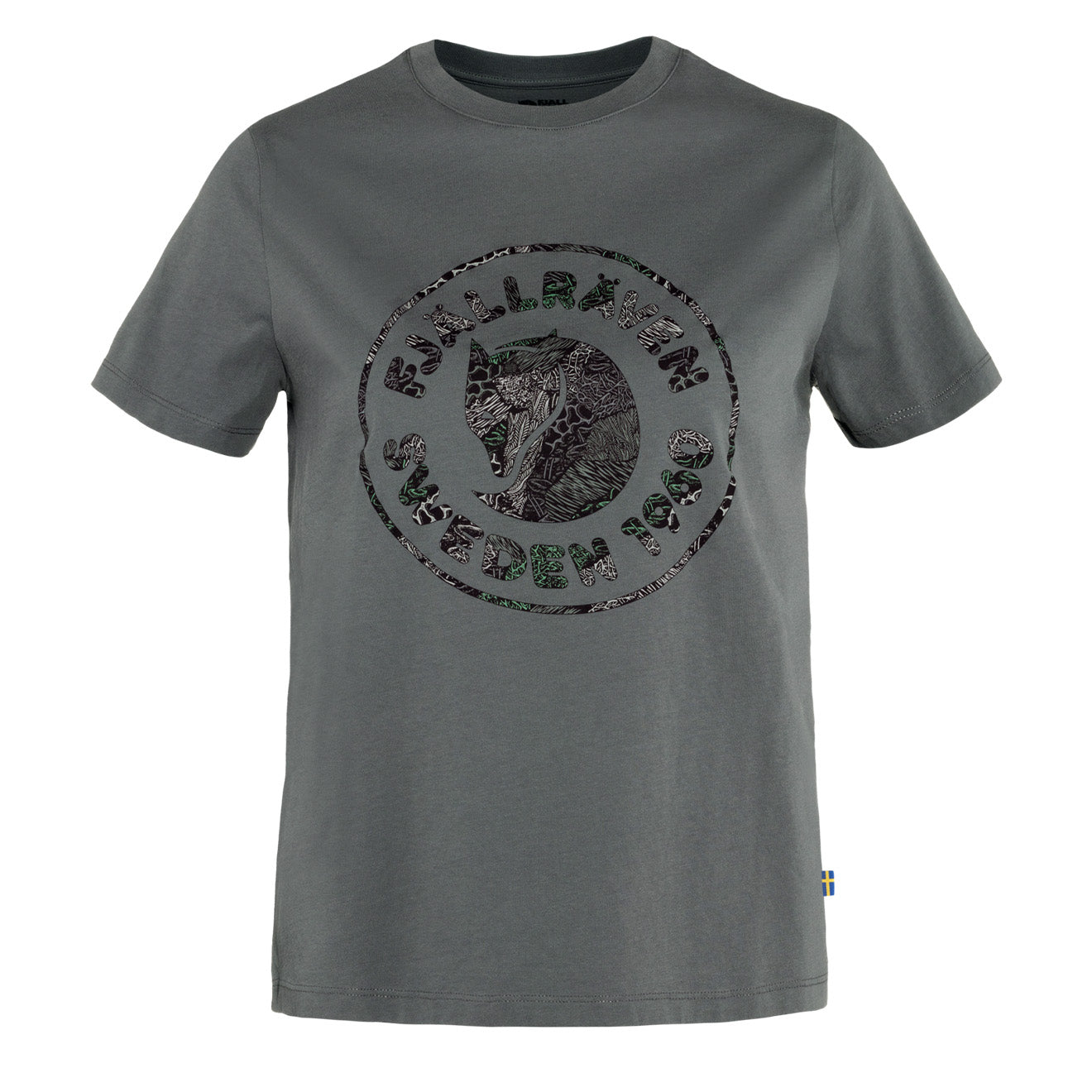 Fjallraven Womens Kanken Art T-Shirt Basalt - The Sporting Lodge