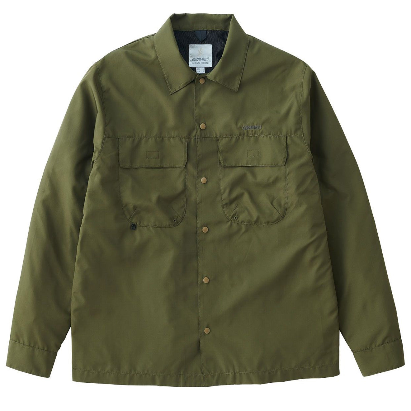 Gramicci Light Ripstop Utility Shirt Olive Drab - The Sporting Lodge
