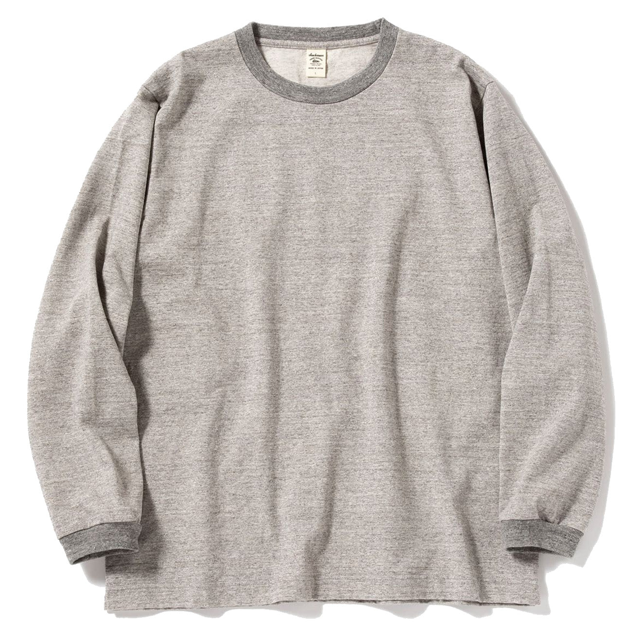 Jackman Dotsume High-density L/S T-Shirt Heather Gray - The Sporting Lodge