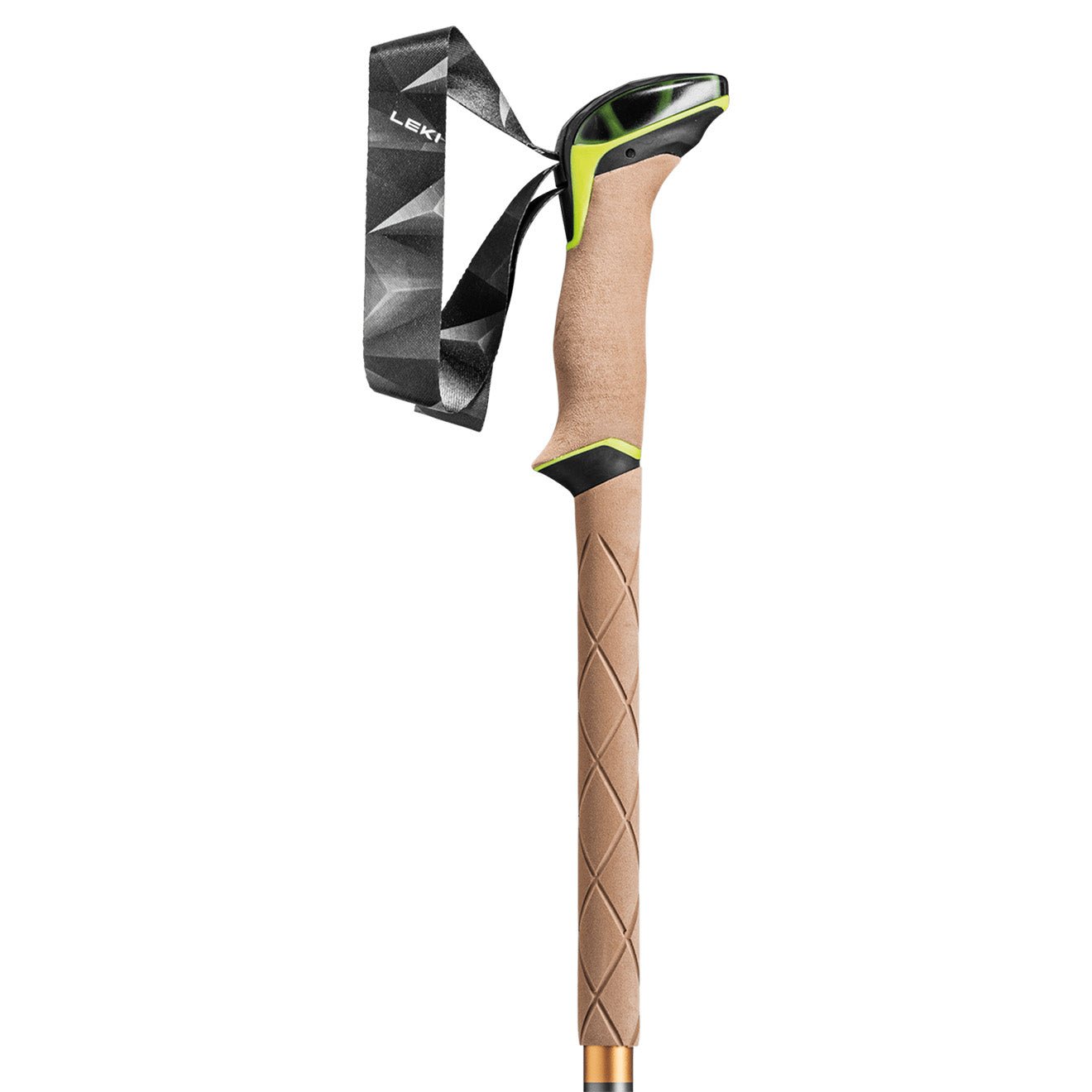 Leki Poles Sherpa Dark Anthracite / Copper / Neon Yellow - The Sporting Lodge