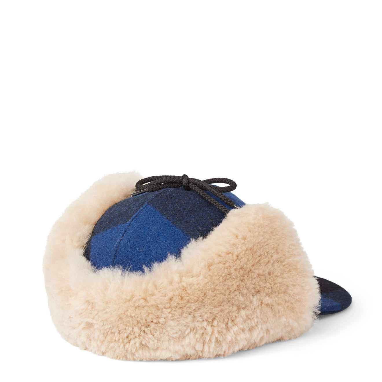 Filson Double Mackinaw Cap Cobalt / Black - The Sporting Lodge