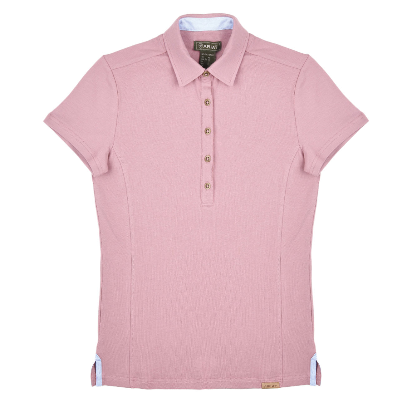 Ariat Womens Cloverdale Polo Shirt Nostalgia Rose - The Sporting Lodge