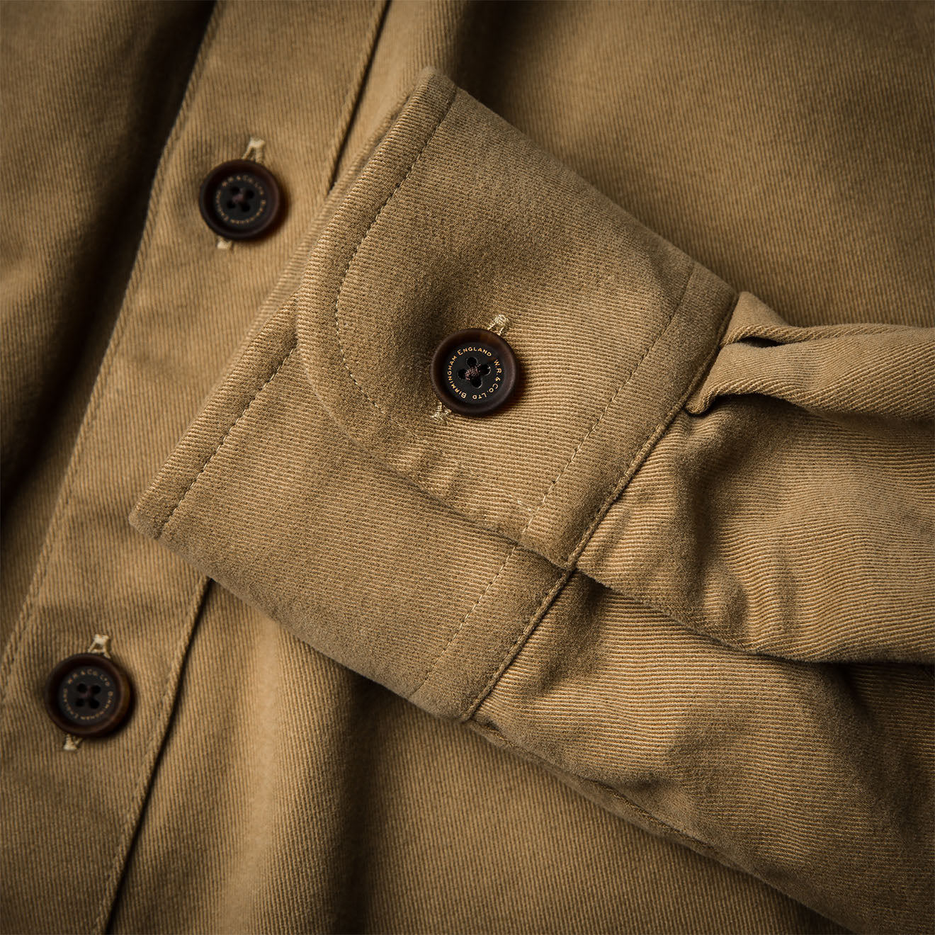 Westley Richards The Expedition Safari Shirt Brushed Sand - The Sporting Lodge