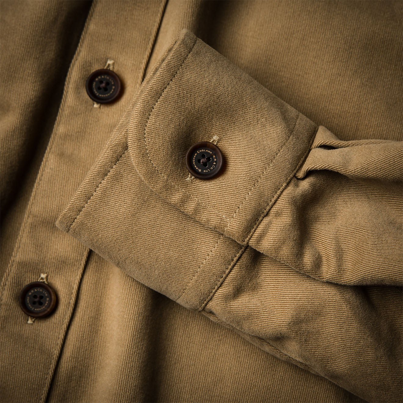 Westley Richards The Expedition Safari Shirt Brushed Sand - The Sporting Lodge