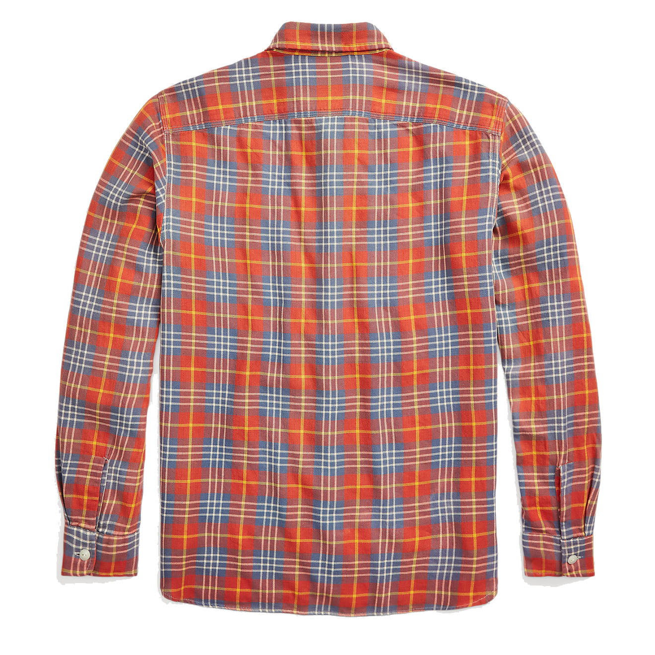 RRL by Ralph Lauren Plaid Twill Workshirt Red / Blue - The Sporting Lodge