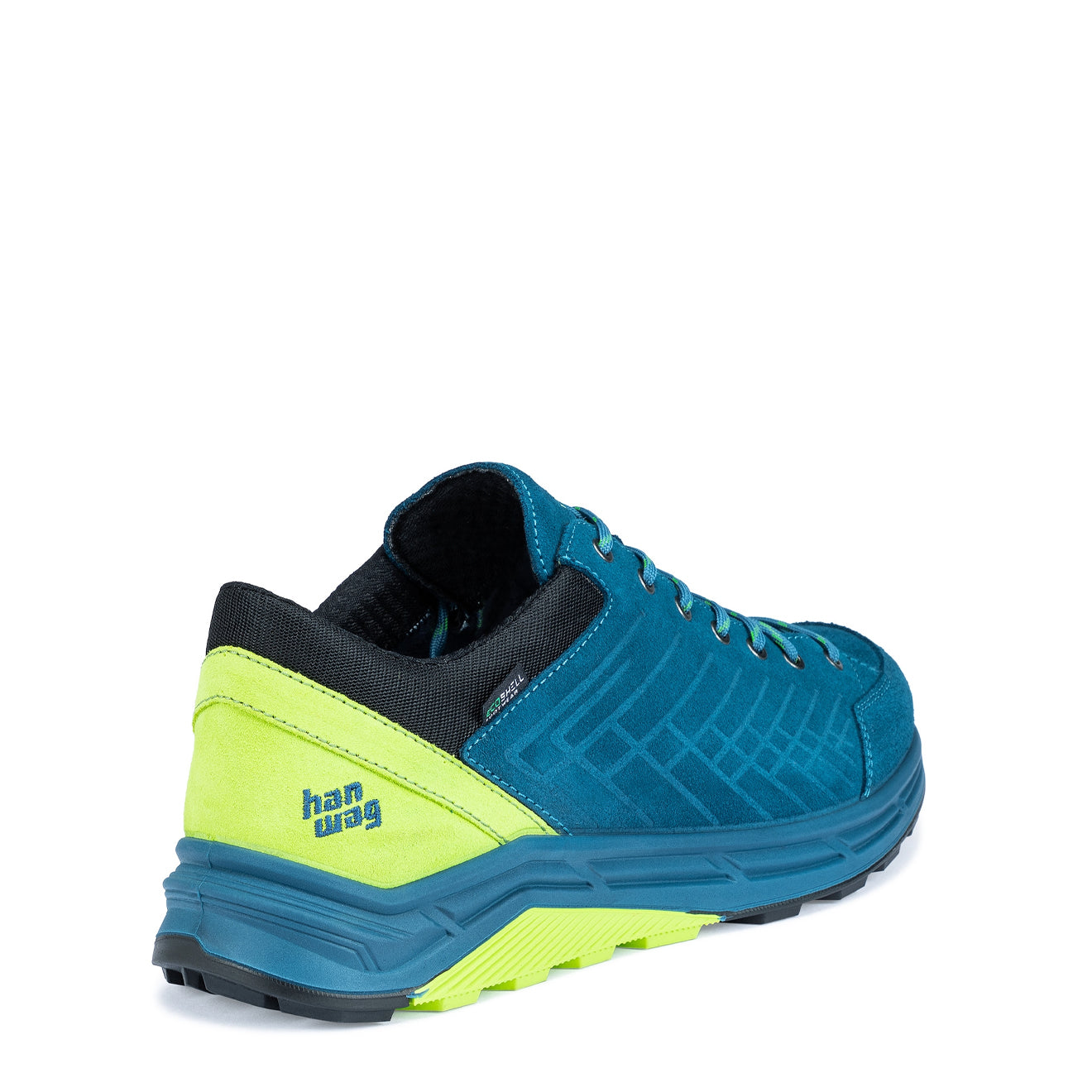 Hanwag Coastrock Low ES Shoe Seablue / Sulphur - The Sporting Lodge