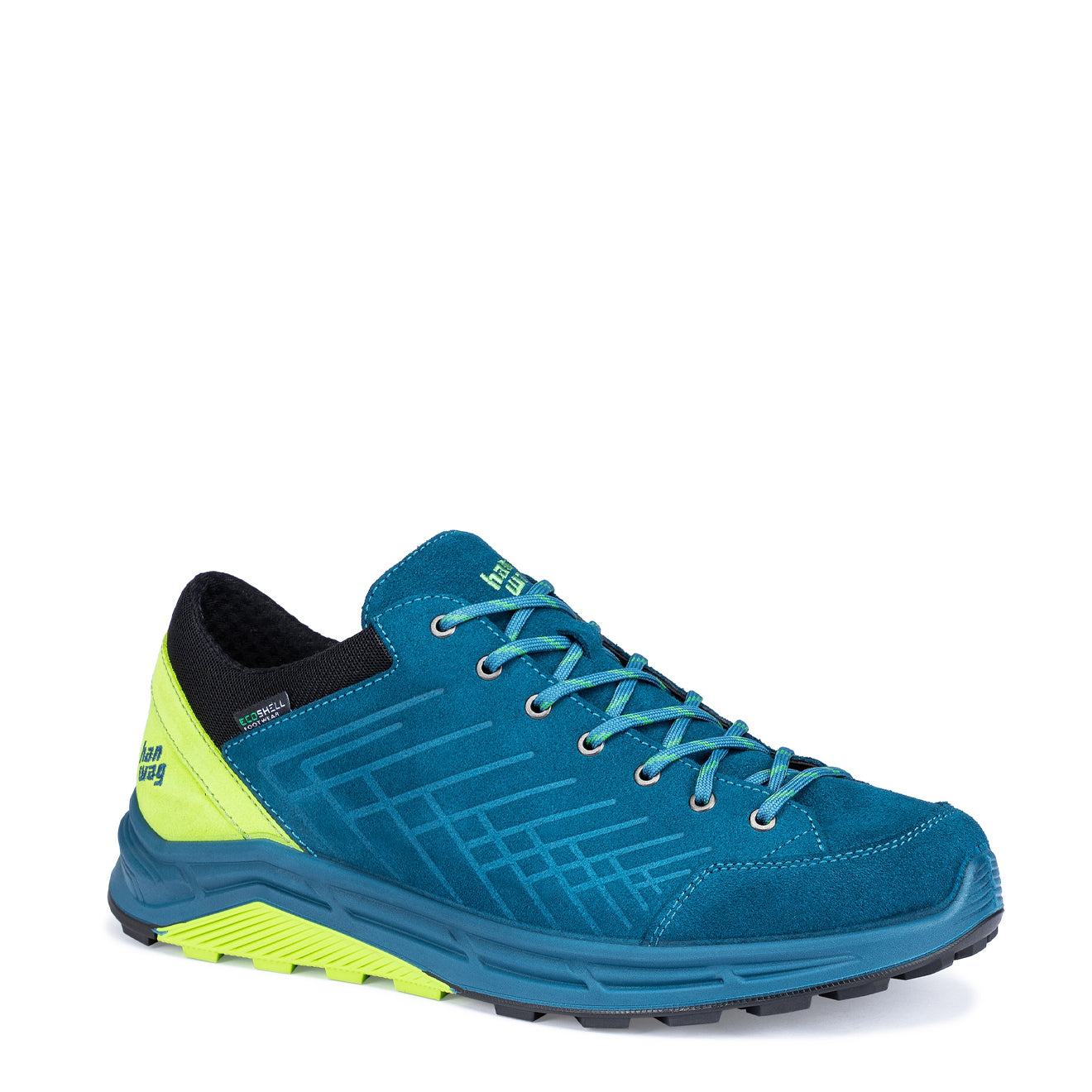 Hanwag Coastrock Low ES Shoe Seablue / Sulphur - The Sporting Lodge
