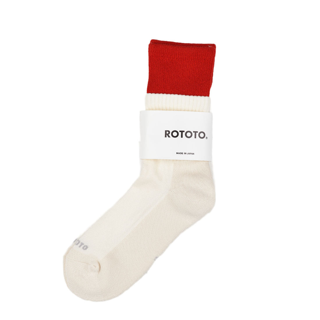 Rototo Top Block Red / Off White - The Sporting Lodge