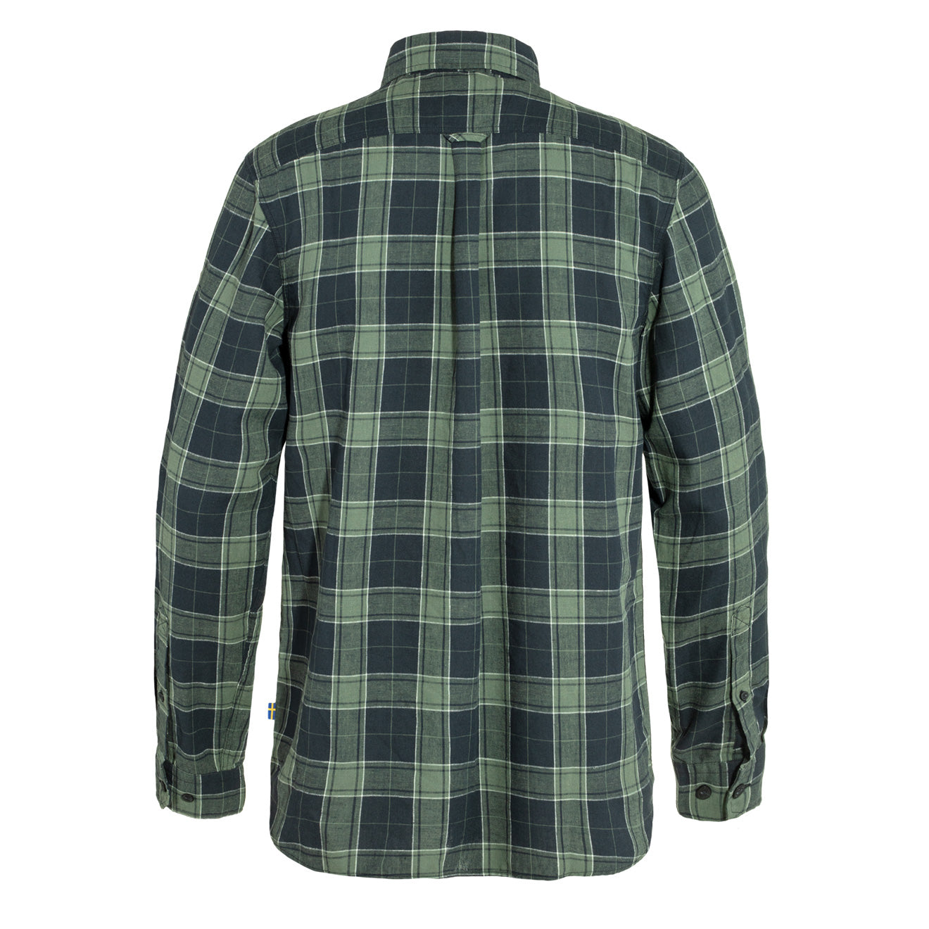 Fjallraven Ovik Travel Shirt LS Dark Navy / Patina Green - The Sporting Lodge