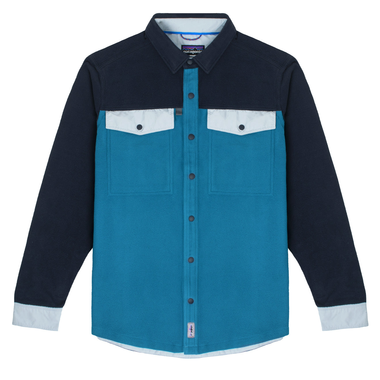 Patagonia L/S Early Rise Snap Shirt Wavy Blue - The Sporting Lodge