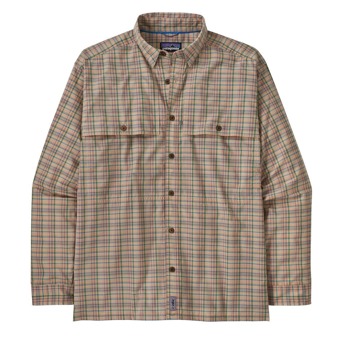 Patagonia L/S Island Hopper Shirt Down River / Natural - The Sporting Lodge