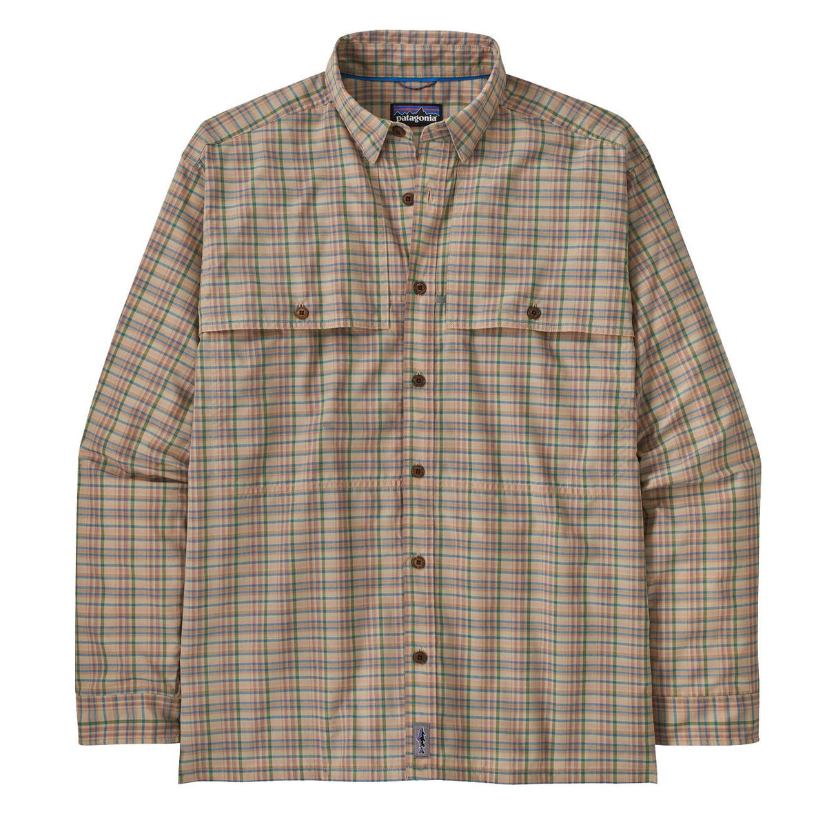 Patagonia L/S Island Hopper Shirt Down River / Natural - The Sporting Lodge
