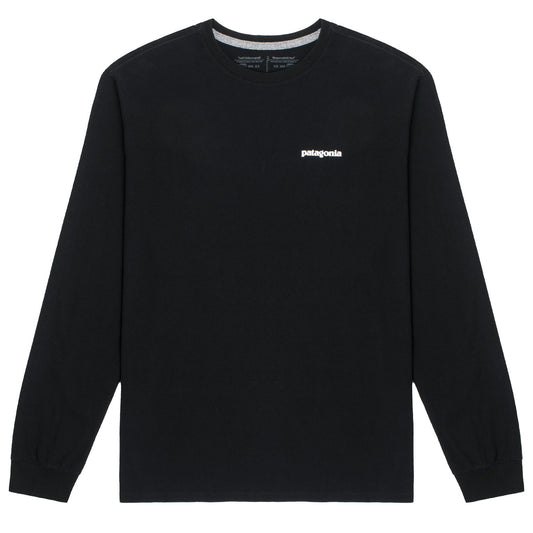 Patagonia Long Sleeved Home Water Trout Responsibili-Tee Black - The Sporting Lodge