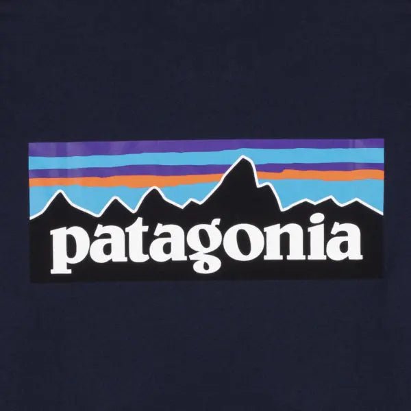 Patagonia P-6 Logo Responsibili Tee Classic Navy - The Sporting Lodge
