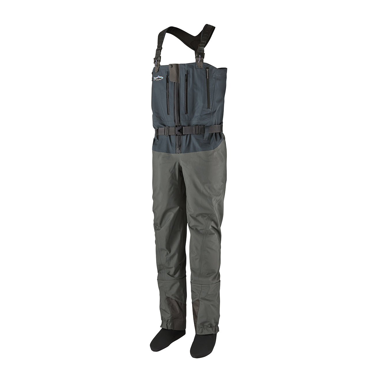 Patagonia Swiftcurrent Expedition Zip Front Waders Forge Grey - The Sporting Lodge