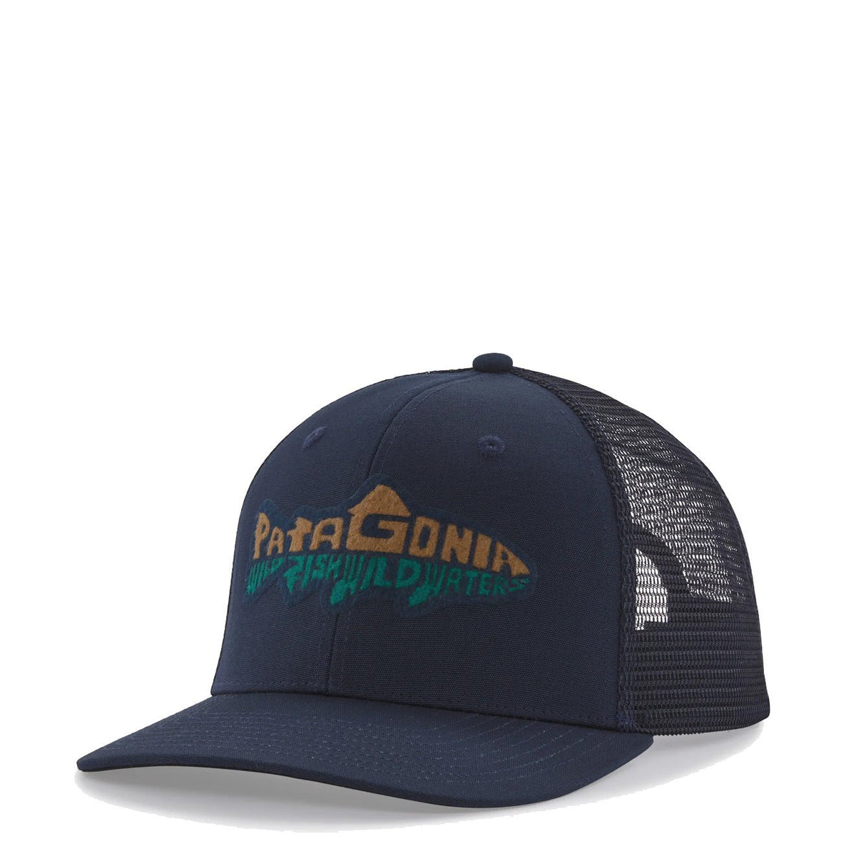 Patagonia Take A Stand Trucker Hat New Navy / Wild Waterline - The Sporting Lodge
