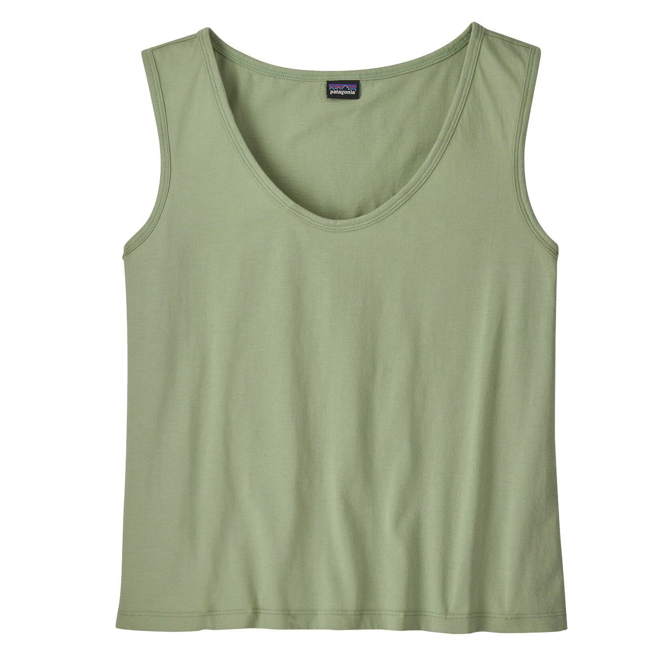 Patagonia Womens Regenerative Organic Certified Cotton Tank Salvia Green - The Sporting Lodge
