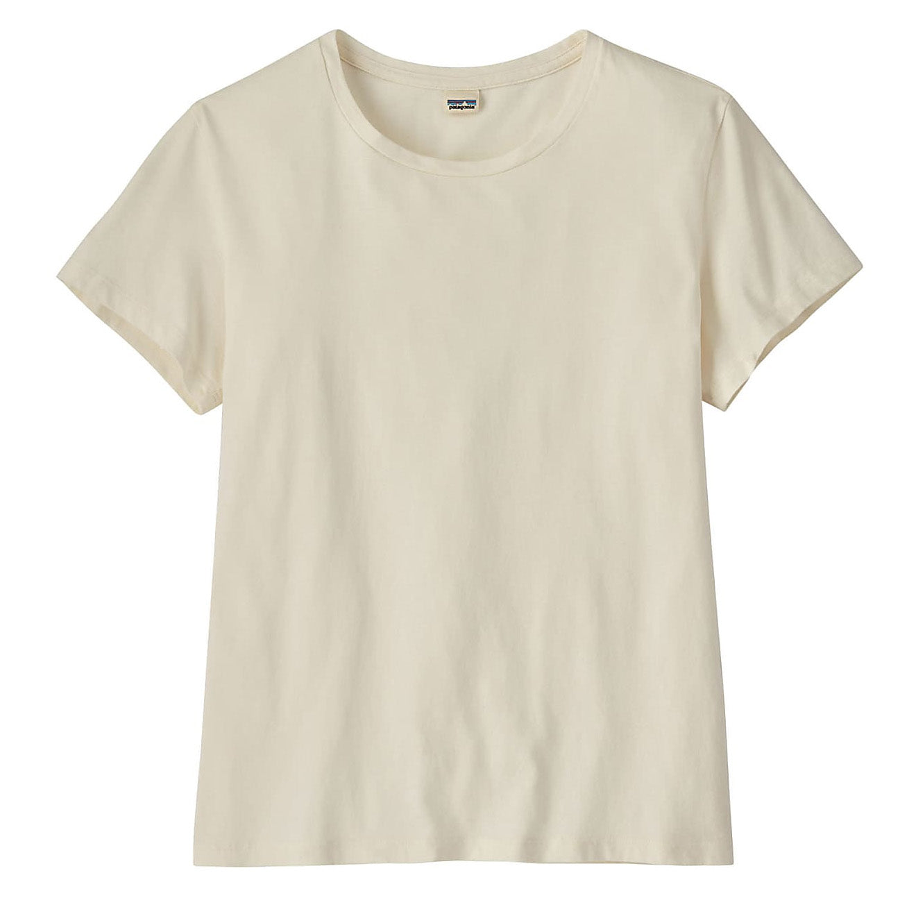 Patagonia Womens Regenerative Organic Certified Cotton Tee Undyed Natural - The Sporting Lodge