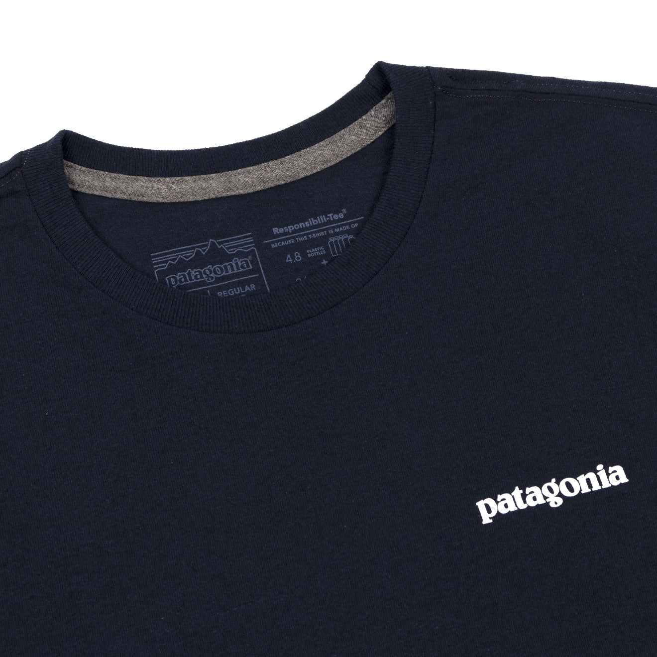 Patagonia L/S Fitz Roy Trout Responsibili-Tee New Navy - The Sporting Lodge