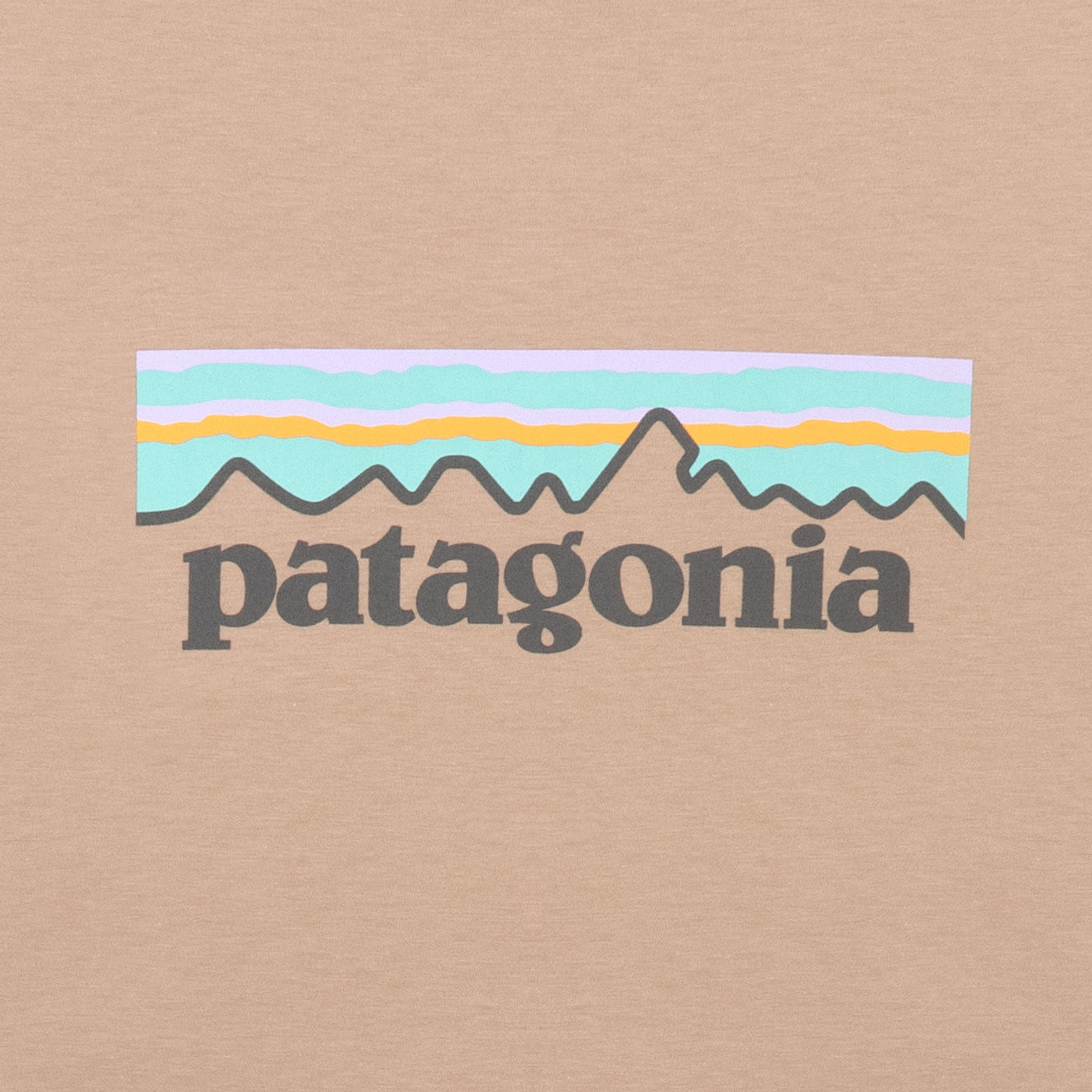 Patagonia Womens Pastel P-6 Logo Organic Crew T-Shirt Pamp Tan - The Sporting Lodge