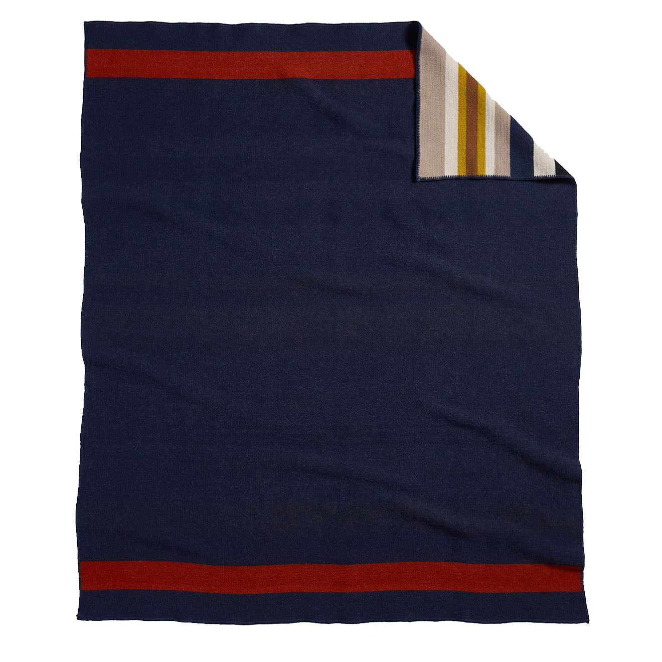 Pendleton Bridger Wool Throw With Carrier Boulder Stripe - The Sporting Lodge