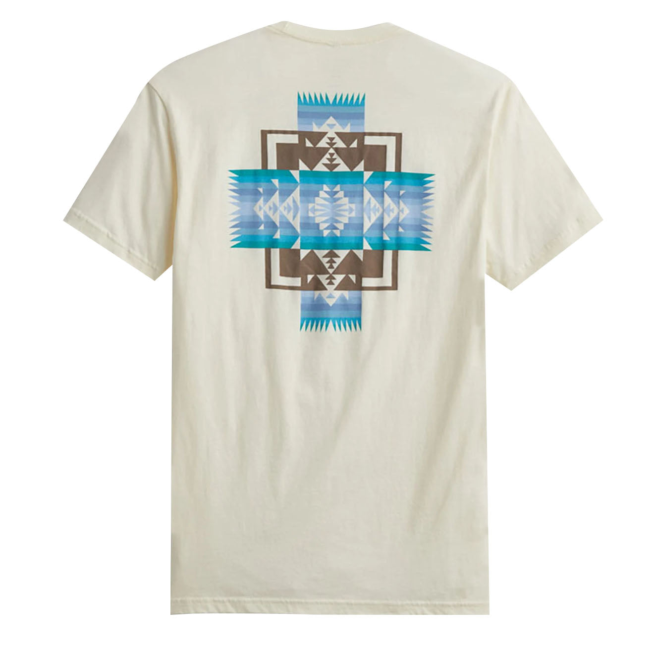 Pendleton Chief Joesph Graphic Tee Natural / Light Blue - The Sporting Lodge