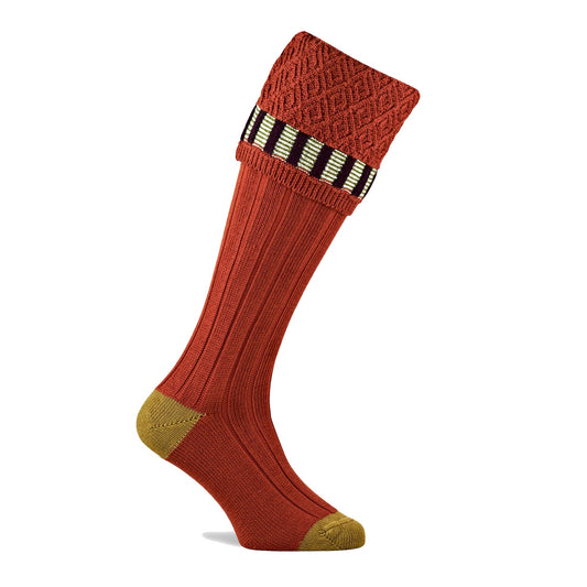 Pennine Bristol Shooting Socks Maple - The Sporting Lodge