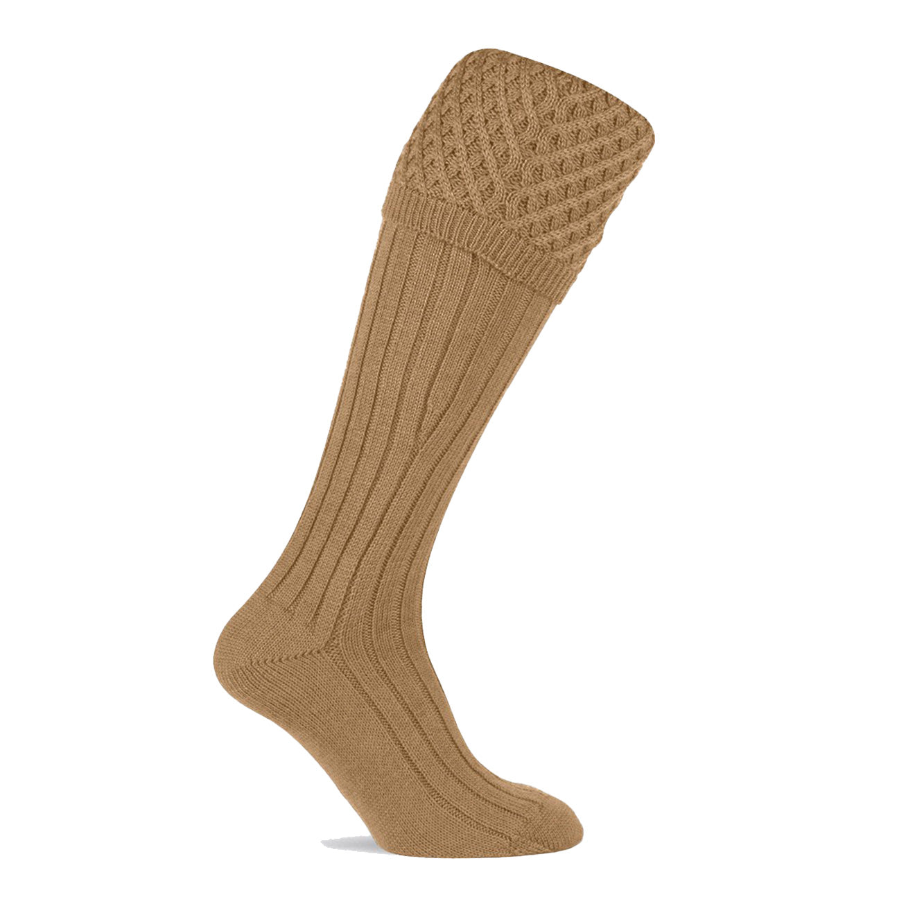 Pennine Chelsea Shooting Sock Camel - The Sporting Lodge