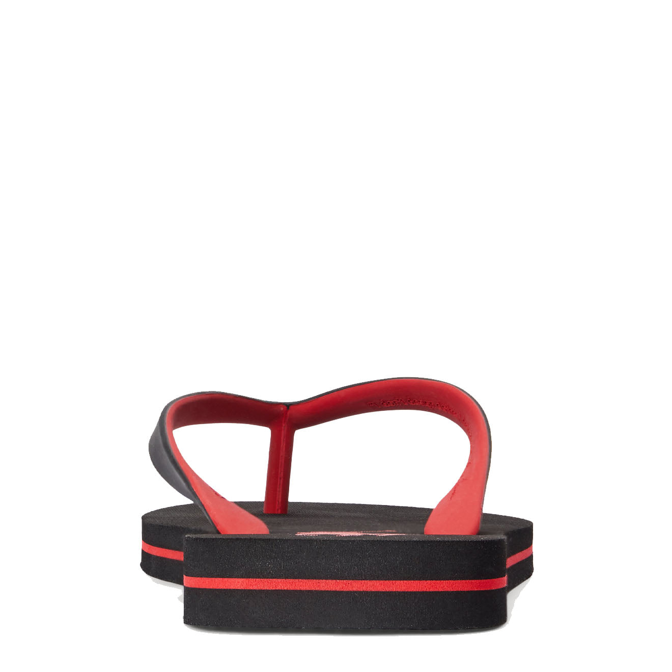 Polo Ralph Lauren Bolt Logo Flip-Flop Black / Red - The Sporting Lodge