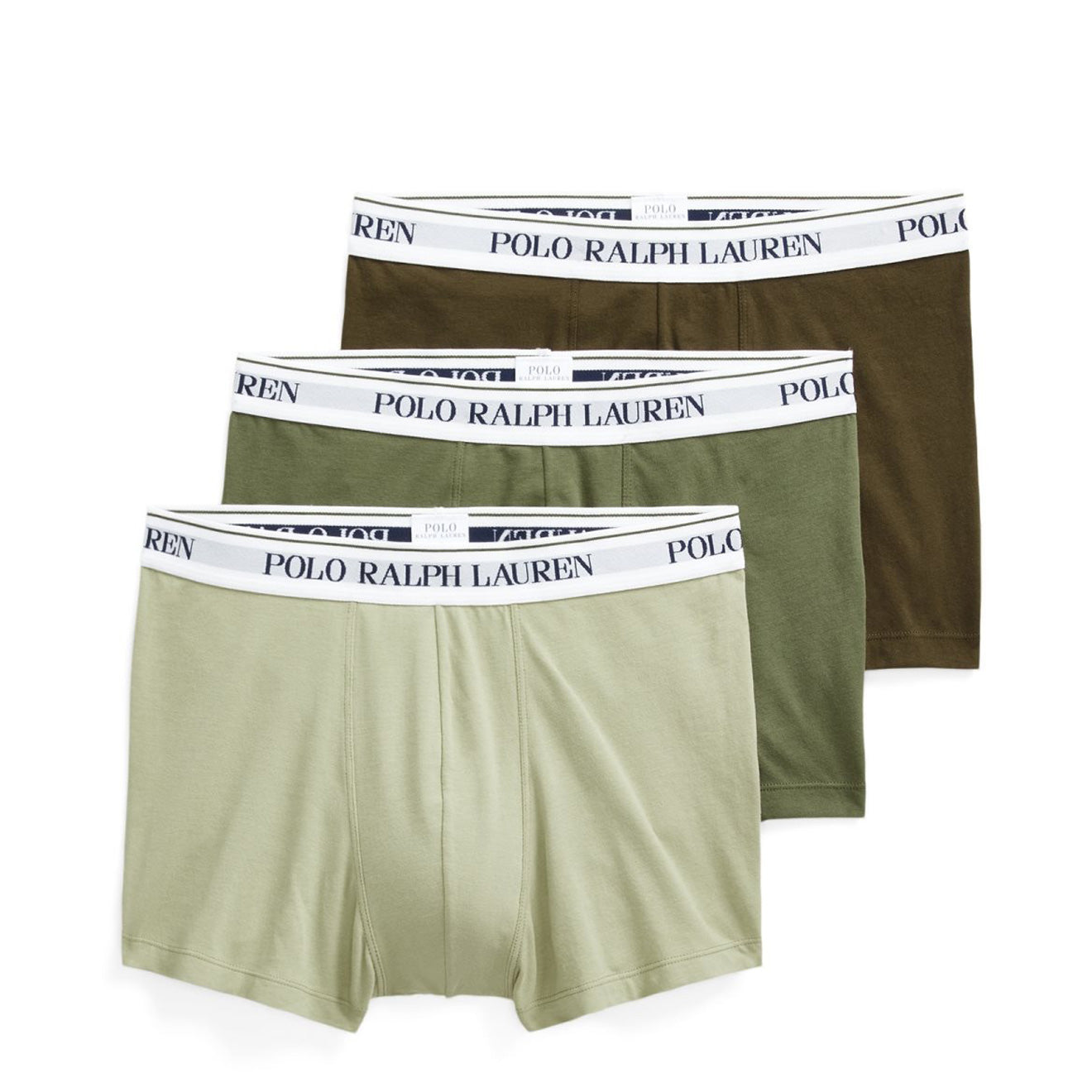Polo Ralph Lauren Classic Trunk 3-Pack Light Olive / Army Olive / Defender Green - The Sporting Lodge
