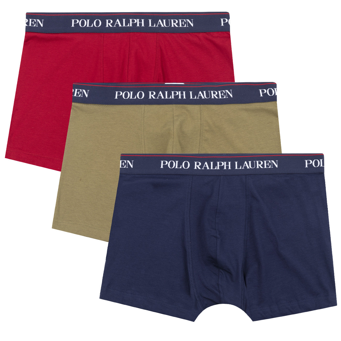Polo Ralph Lauren Classic Trunk 3-Pack Navy / Red / Olive - The Sporting Lodge