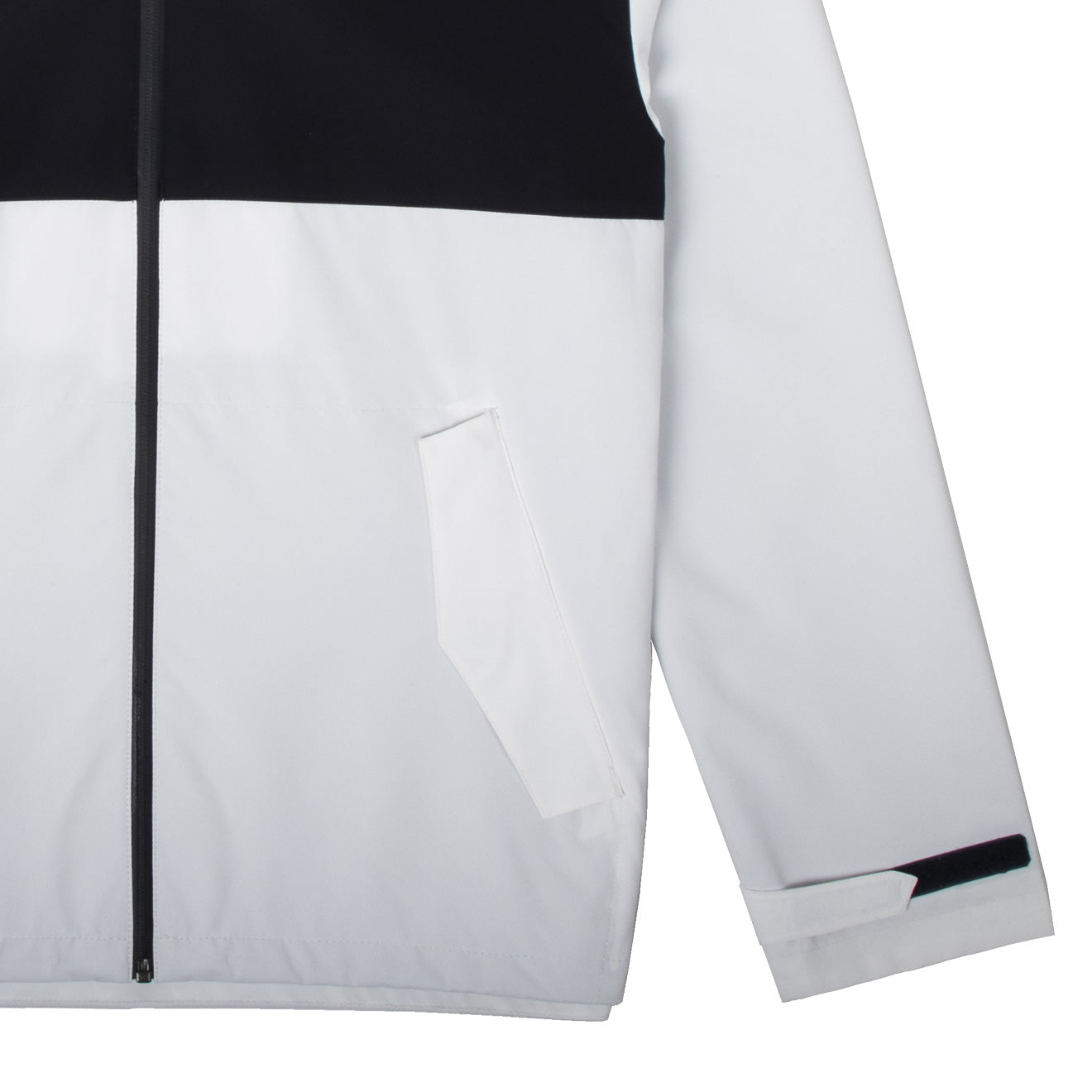 Polo Ralph Lauren Colour-Blocked Hooded Jacket Pure White Multi - The Sporting Lodge