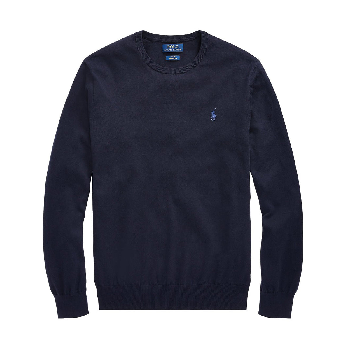 Polo Ralph Lauren Slim Fit Cotton Knit Navy - The Sporting Lodge