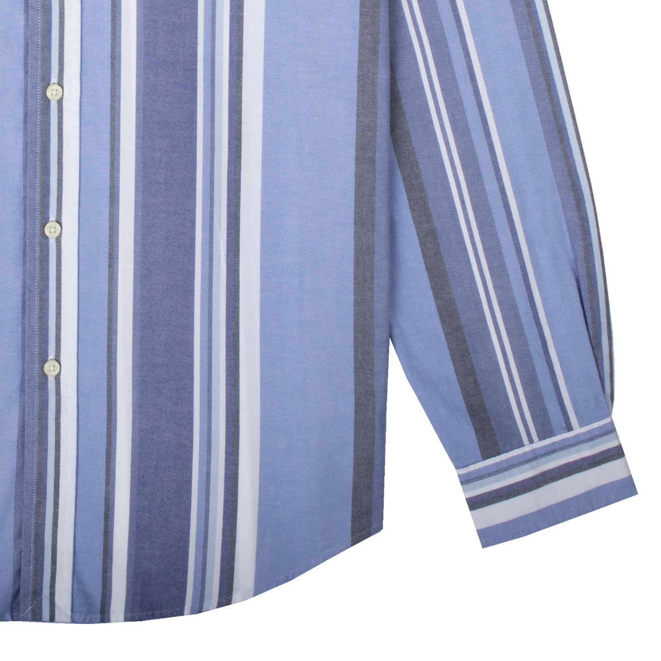 Polo Ralph Lauren Custom Fit Striped Oxford Shirt Blue Multi - The Sporting Lodge
