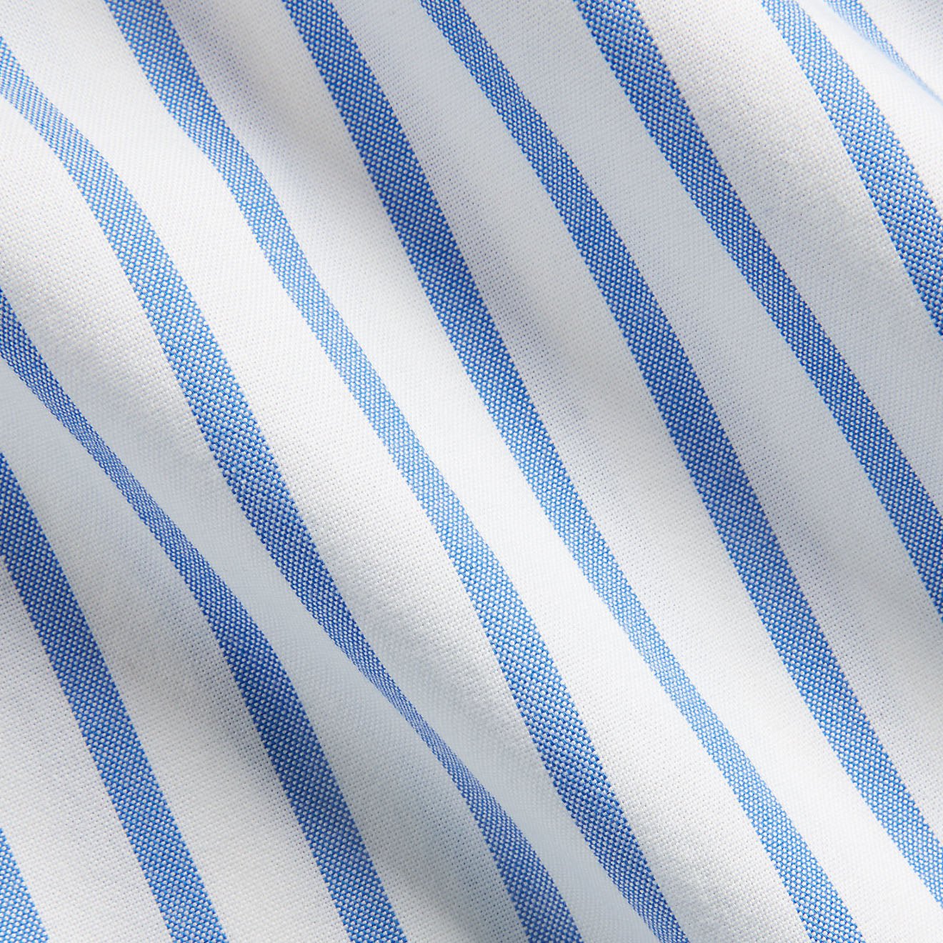 Polo Ralph Lauren Custom Fit Striped Oxford Shirt Blue / White - The Sporting Lodge