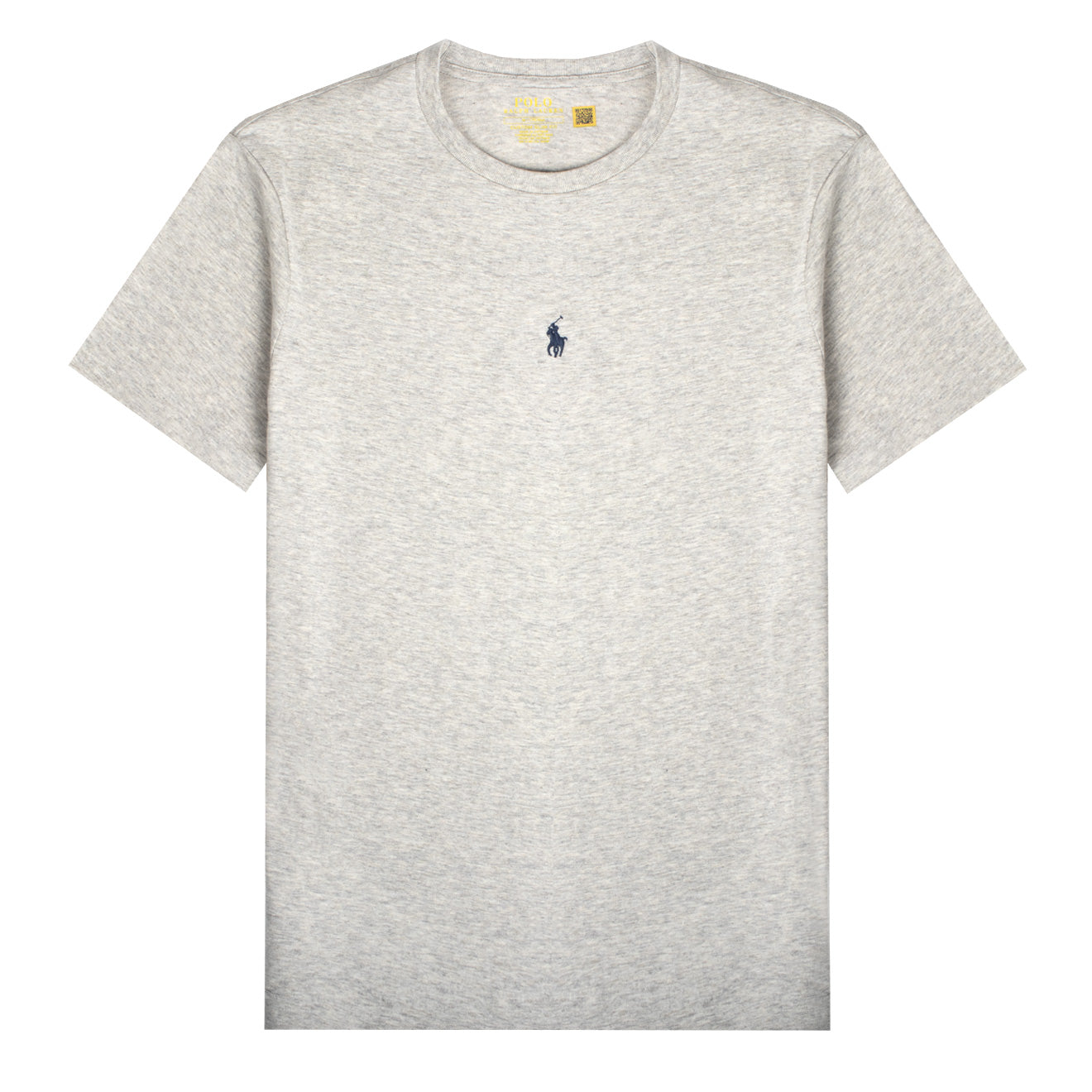 Polo Ralph Lauren Custom Slim Fit Centre Logo T-Shirt Grey Heather - The Sporting Lodge
