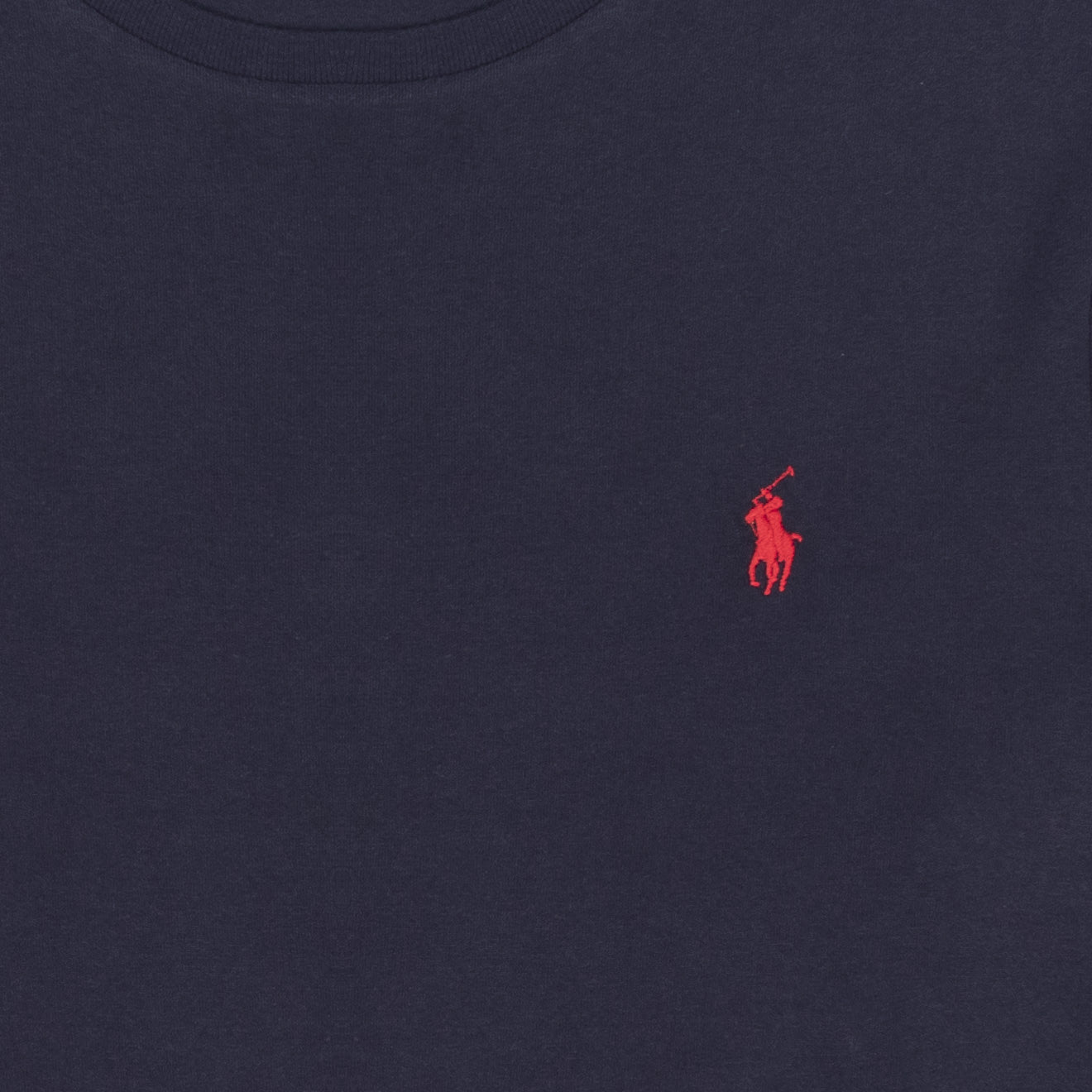 Polo Ralph Lauren Custom Slim Fit Cotton LS T-Shirt Ink Navy - The Sporting Lodge