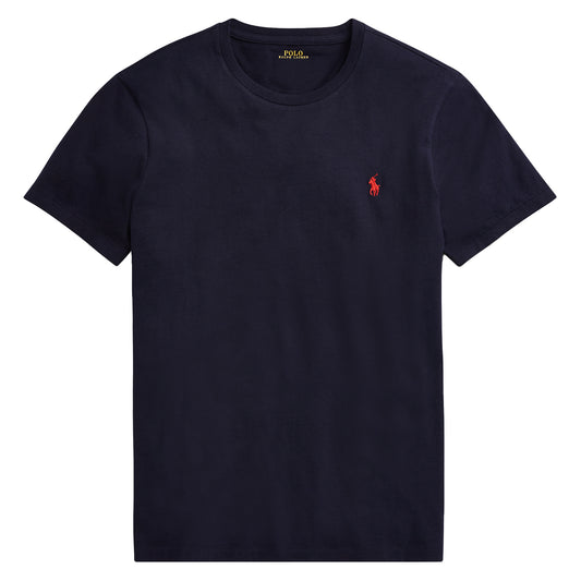 Polo Ralph Lauren Custom Slim Fit Cotton T-Shirt Ink Navy - The Sporting Lodge
