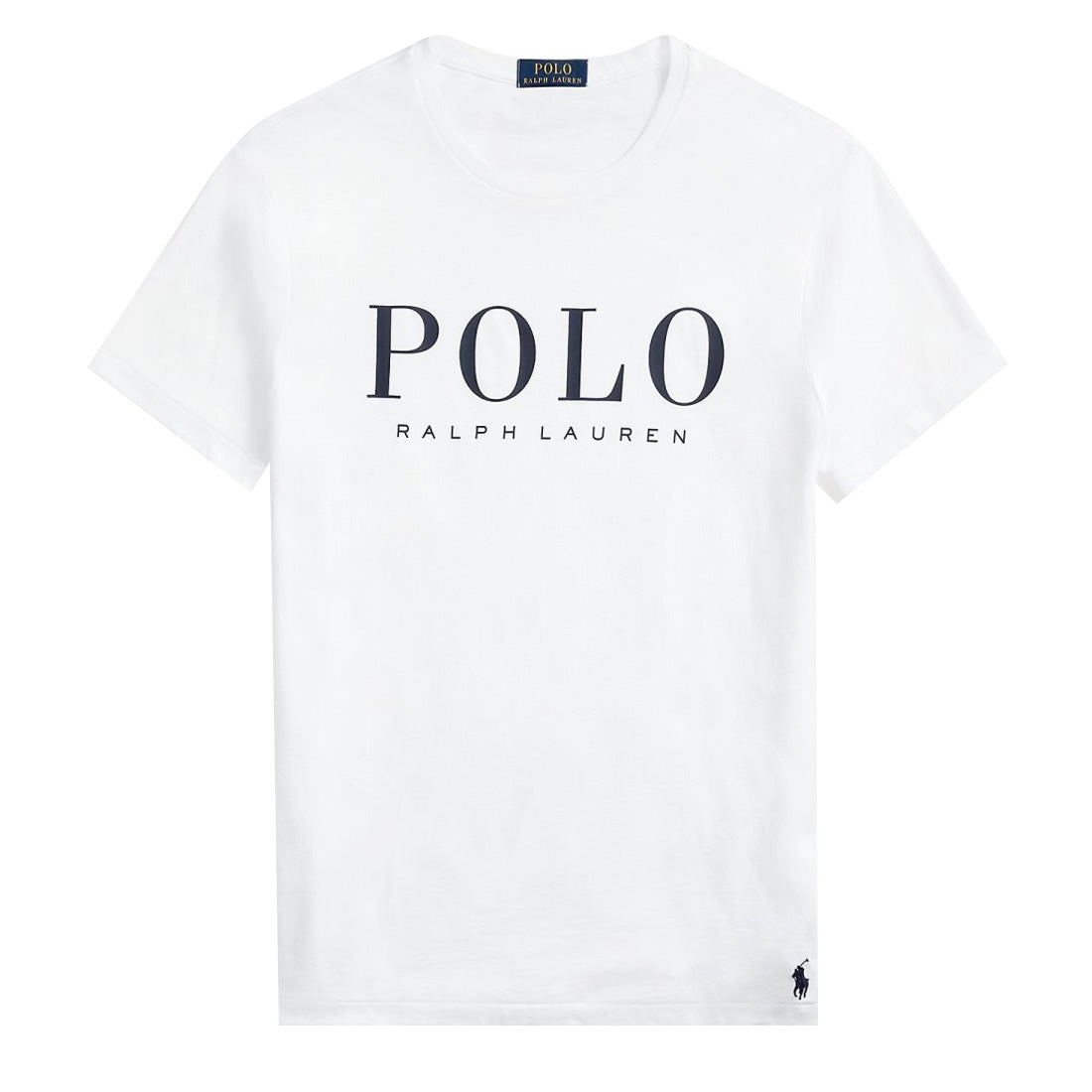 Polo Ralph Lauren Custom Slim Fit Logo Jersey T-Shirt White - The Sporting Lodge