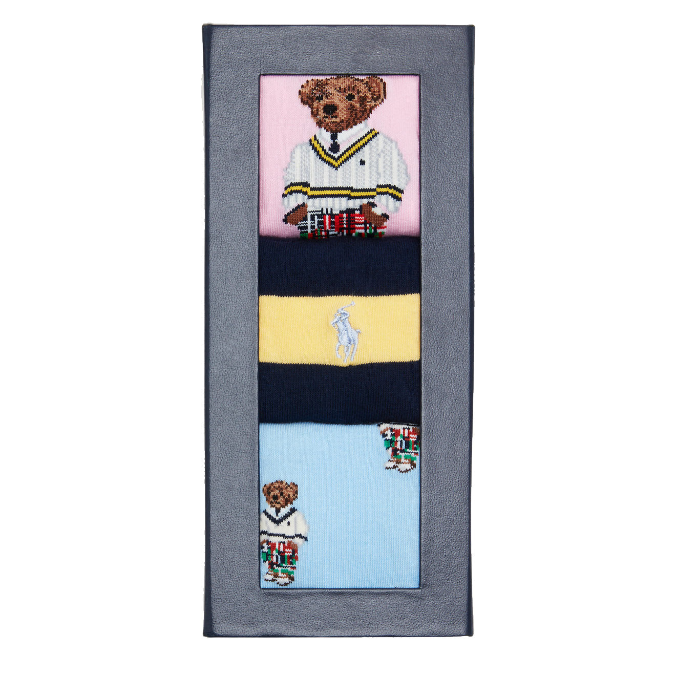 Polo Ralph Lauren Polo Bear 3-Sock Gift Set Gb Tossed Bear - The Sporting Lodge