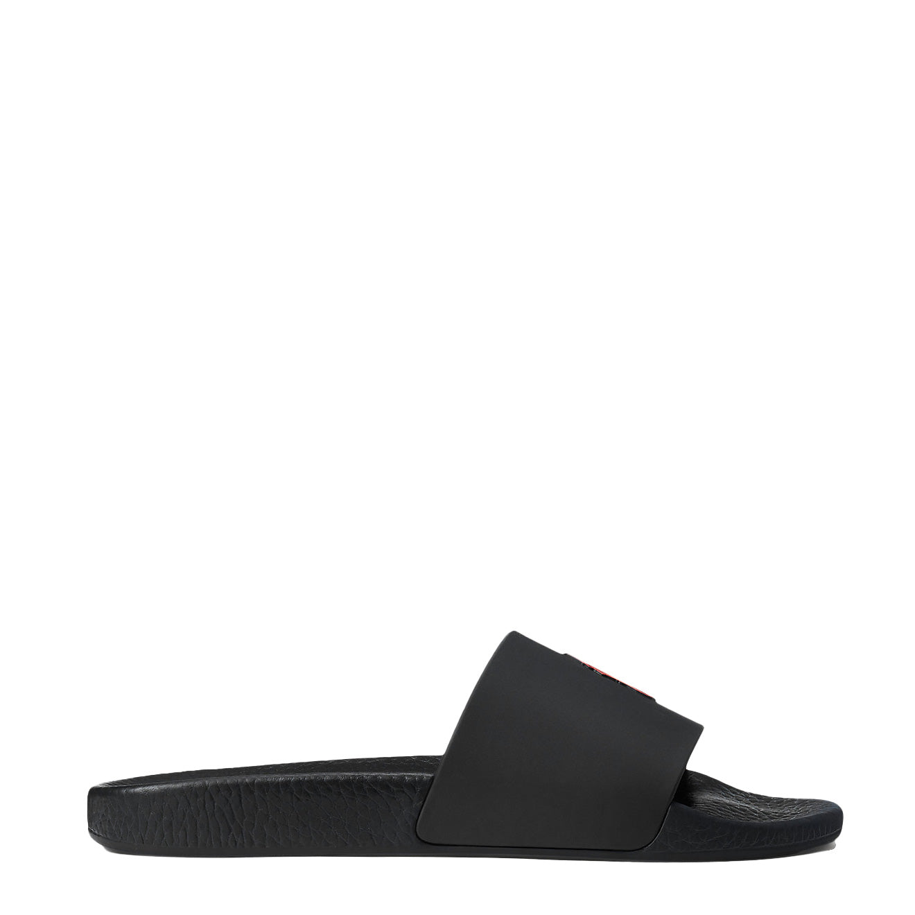 Polo Ralph Lauren Signature Pony Slide Black / Red Pp - The Sporting Lodge