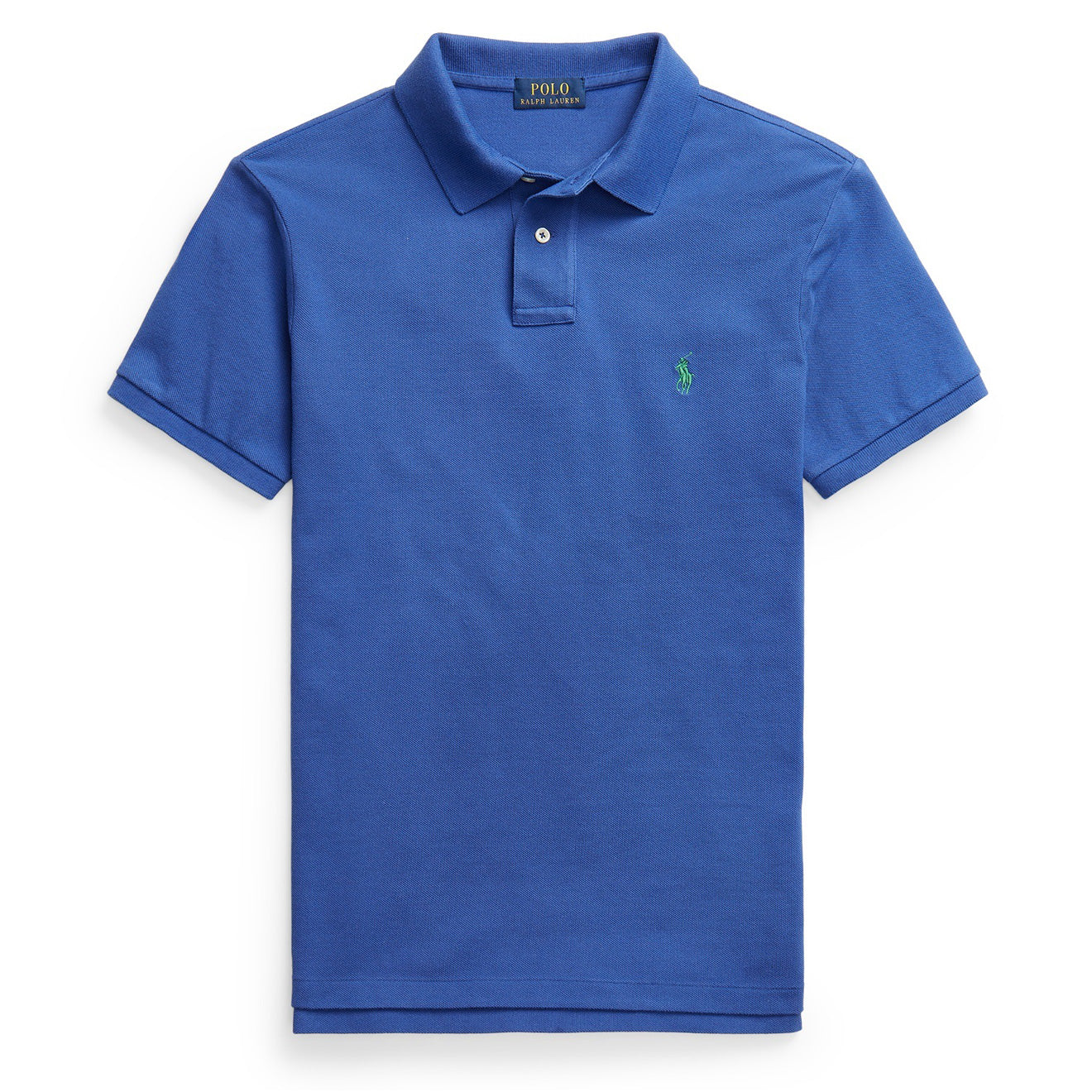 Polo Ralph Lauren Slim Fit Mesh Polo Shirt Bright Navy - The Sporting Lodge