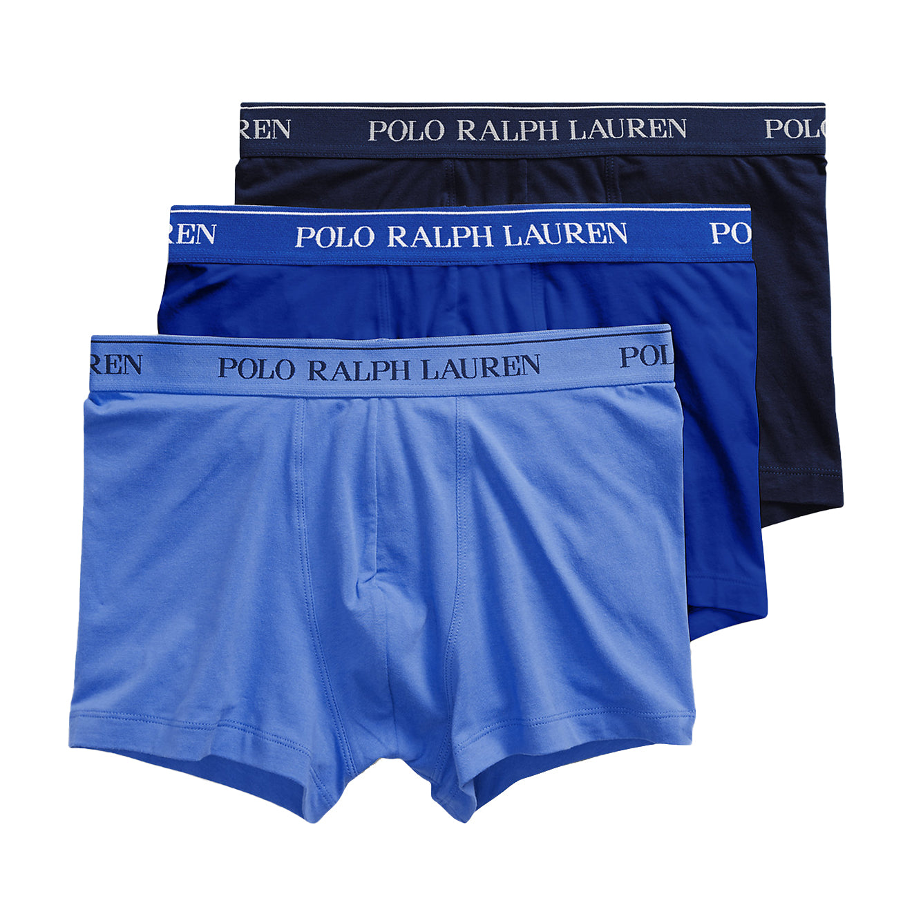 Polo Ralph Lauren Stretch Cotton Trunk 3-Pack Navy / Royal / Sky - The Sporting Lodge