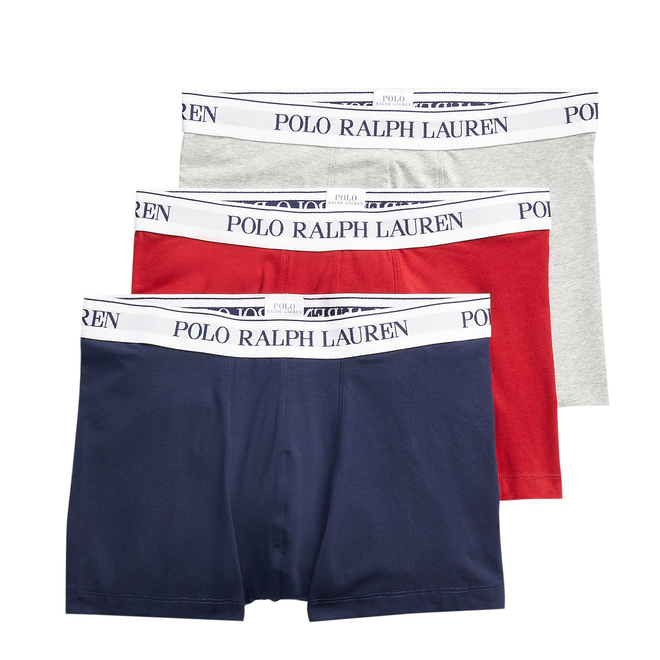 Polo Ralph Lauren Classic Trunk 3-Pack Heather / Red / Navy - The Sporting Lodge