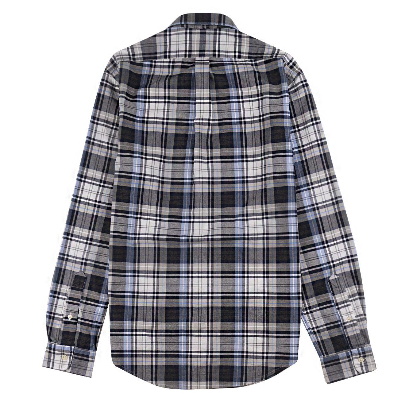 Polo Ralph Lauren L/S Classic Oxford Sports Shirt S/F Grey Heather / Blue - The Sporting Lodge