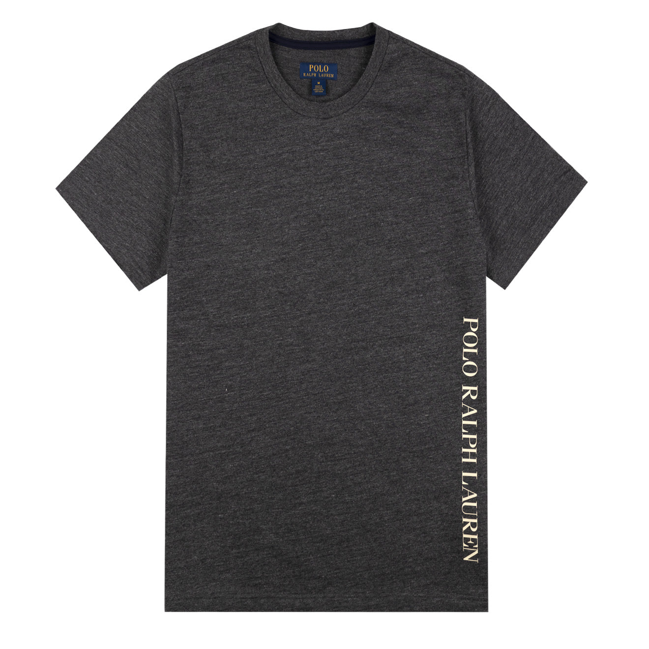 Polo Ralph Lauren S/S Crew Neck Sleep Top Charcoal Heather - The Sporting Lodge